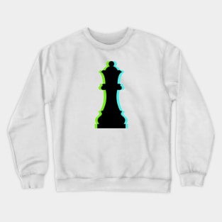 Trippy Queen Piece (Neon Green And Neon Blue) Crewneck Sweatshirt